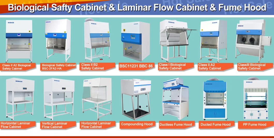 Biobase LED Display PCR Laboratory Laminar Flow Vertical Clean Bench