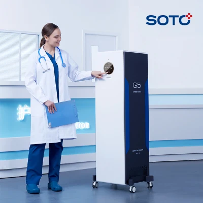 Soto-G5 purificador de ar industrial de grande área, filtro fotocatalisador comercial, purificador de ar de plasma com alta Cadr para hospitais e escolas