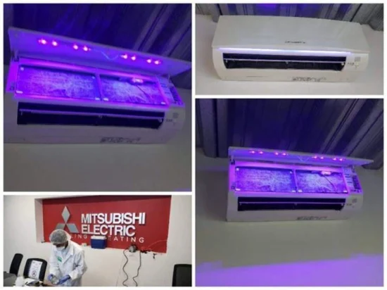 Purificador de Ar Condicionado e Esterilizador HVAC Purificador Luz de Desinfecção UVC Lâmpada Germicida UVC