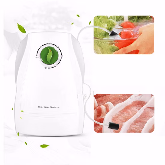 Gerador de ozônio com controle de tempo 300 mg/h e purificador de água e ar para vegetais e frutas